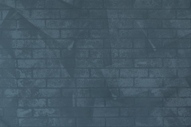 背景蓝砖墙纹理细致图片下载
