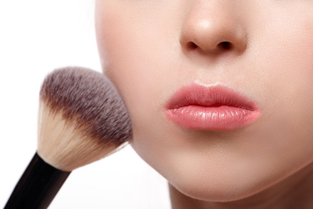 后台，时尚拍摄，化妆，孤立上白图片下载