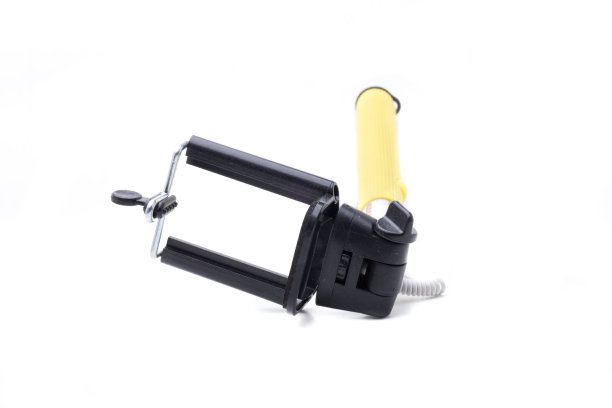 孤立的可伸缩自拍杆图片下载