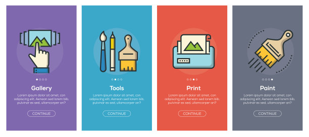 手机应用的登陆应用屏幕和平面图像网页图标图片下载