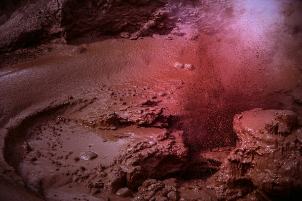 热泥浆溅图片下载