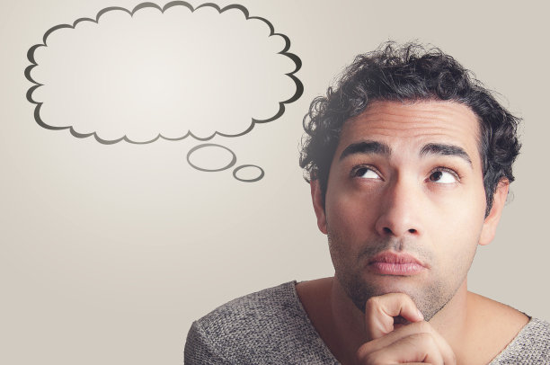 一个有想法的年轻人素材图片