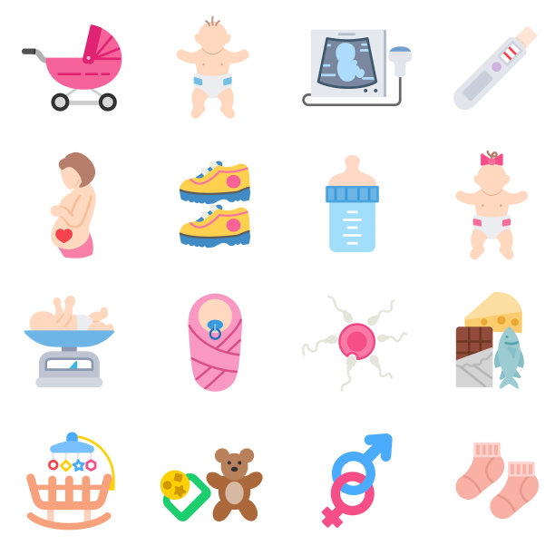 婴儿矢量图素材ID：300300714