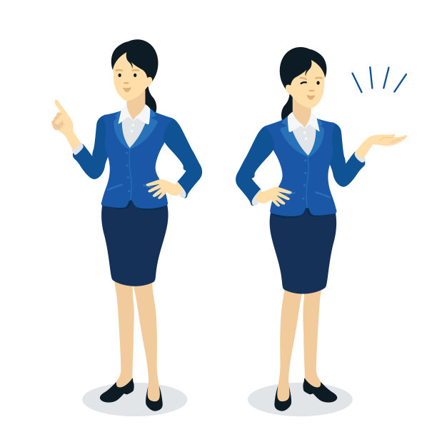 漂亮的女商人展示图片下载