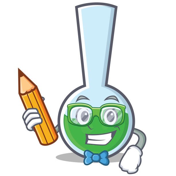 学生试管实验室人物卡通图片下载