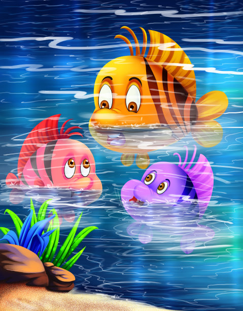 三只鱼图片下载