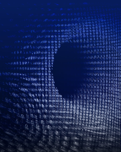 数字黑洞背景图片下载