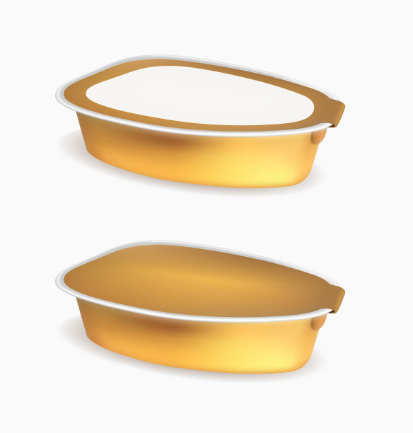 金空白金属锡饼，鱼，豆类等产品。模拟锡罐图片下载