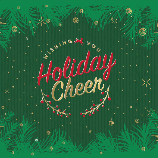 节日欢乐问候设计模板图片下载