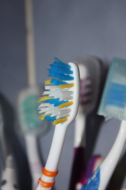 牙刷-近距离看。图片下载