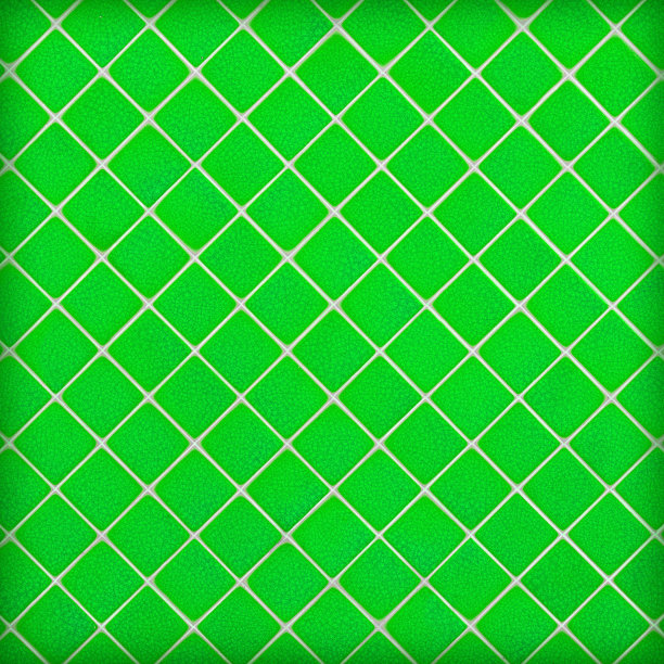 绿色瓷砖纹理，白色填充图片下载
