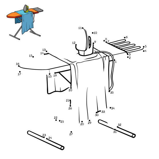 数字游戏，烫衣板素材图片