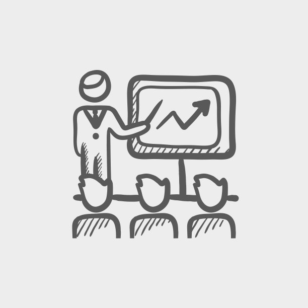 商务演示草图图标图片下载