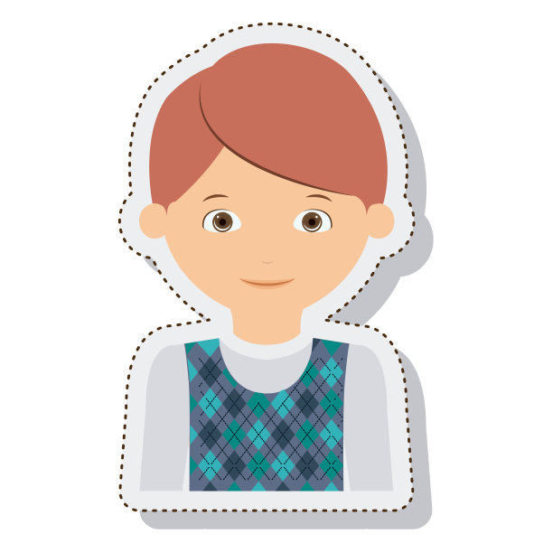 年轻人男性孤立图片下载