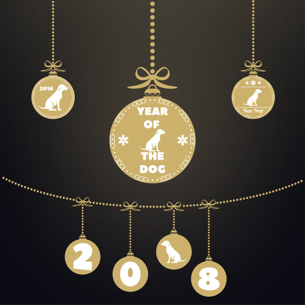 金色圣诞球。圣诞装饰品挂绳图片下载