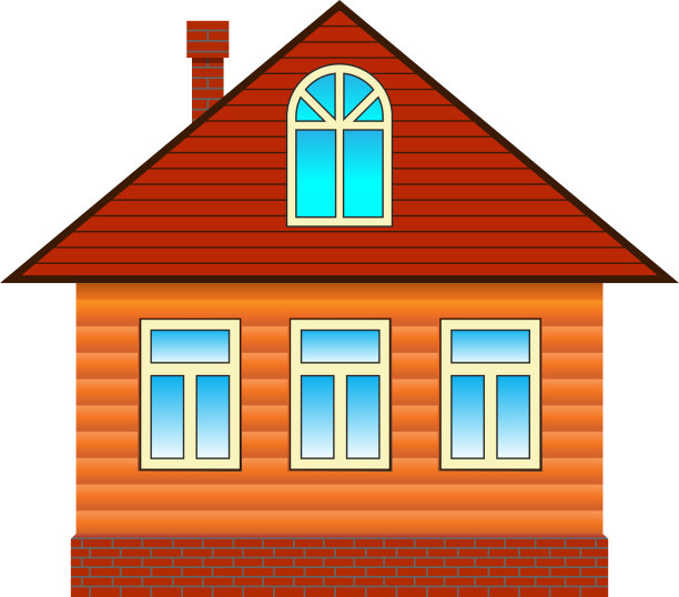 带阁楼的乡村别墅图片下载