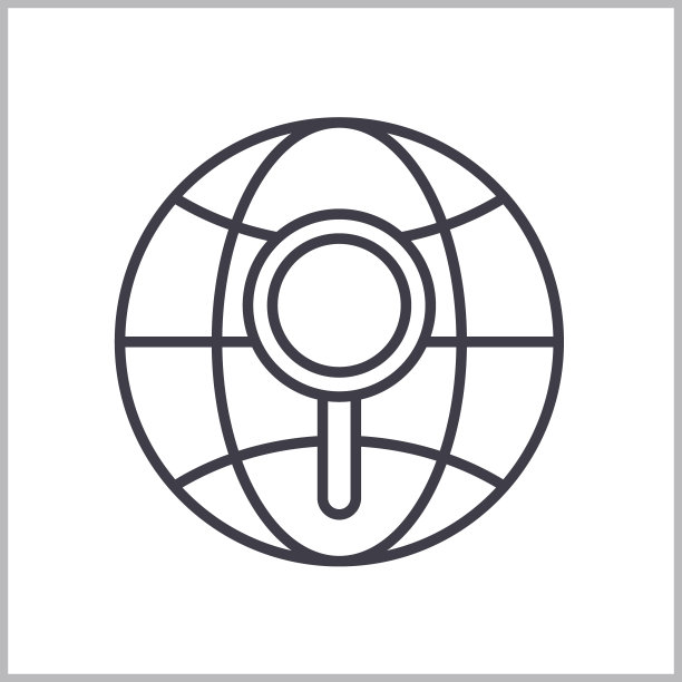 市场调研线性图标，符号，符号，矢量，孤立背景图片下载