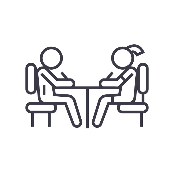 小学生在课桌上线性的图标、符号、符号、矢量在孤立的背景上图片下载