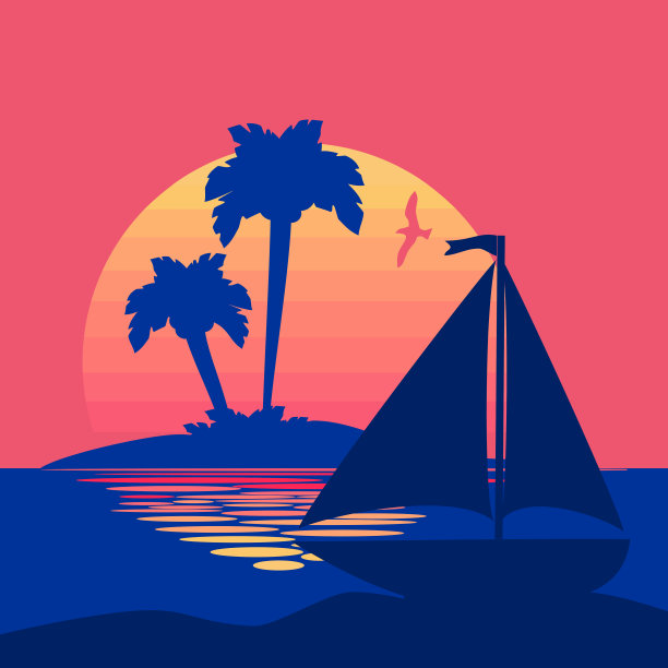 夏天海洋背景图片下载