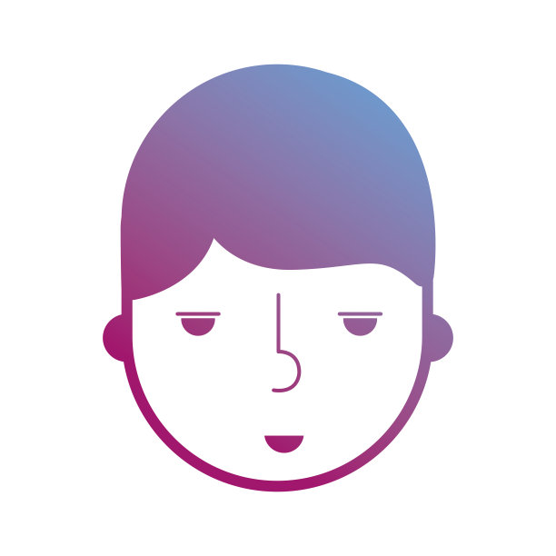 梳着发型，戴着眼镜的男孩图片下载