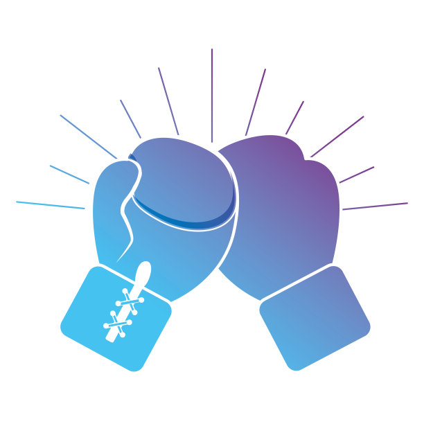 等高线手套打拳击运动图片下载