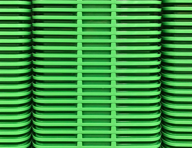 侧视图的塑料篮子，背景图片下载