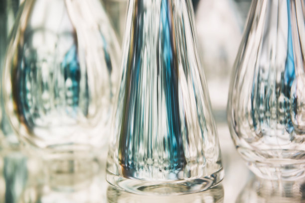 模糊抽象的背景玻璃罐图片下载