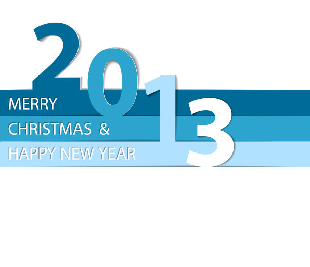 2013年新年快乐矢量卡图片下载