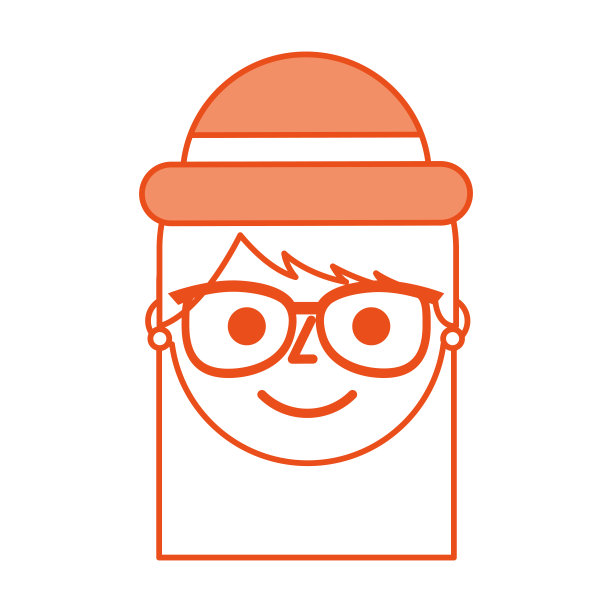 年轻女子侧面快乐的性格形象图片下载