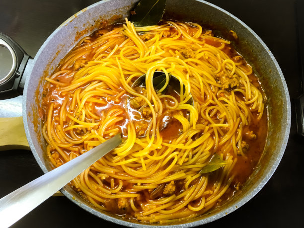 意大利面，肉酱面照片图片下载