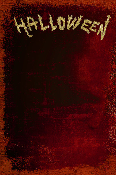 万圣节派对的空海报。图片下载