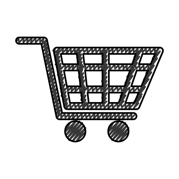 购物车虚拟电子商务商业标志图片下载