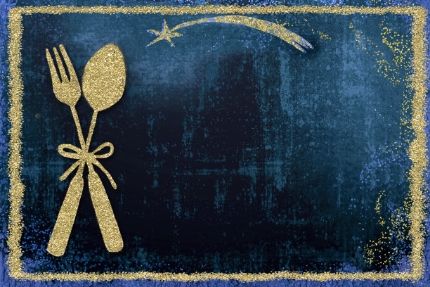 编写圣诞菜单的背景图片下载