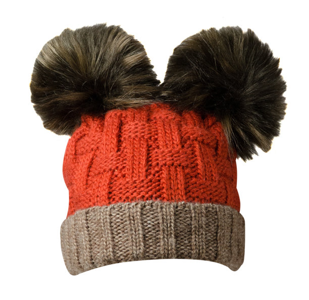 针织帽孤立在白色背景图片下载