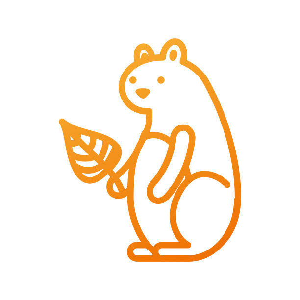 秋松鼠抱叶林图片下载