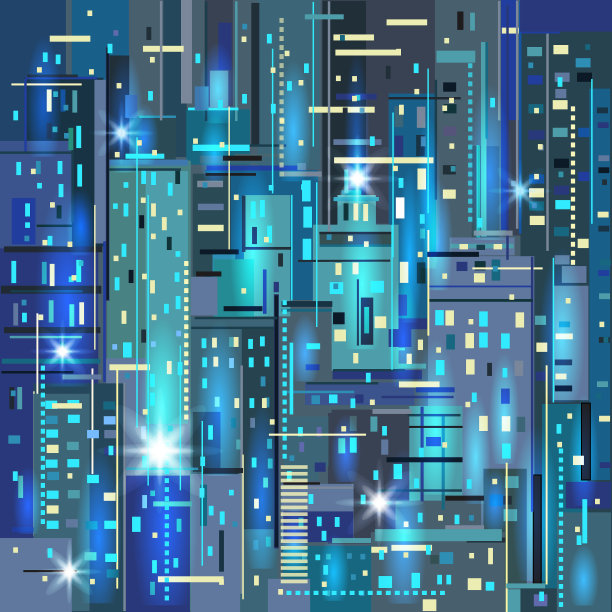 摘要夜间城市背景图片下载