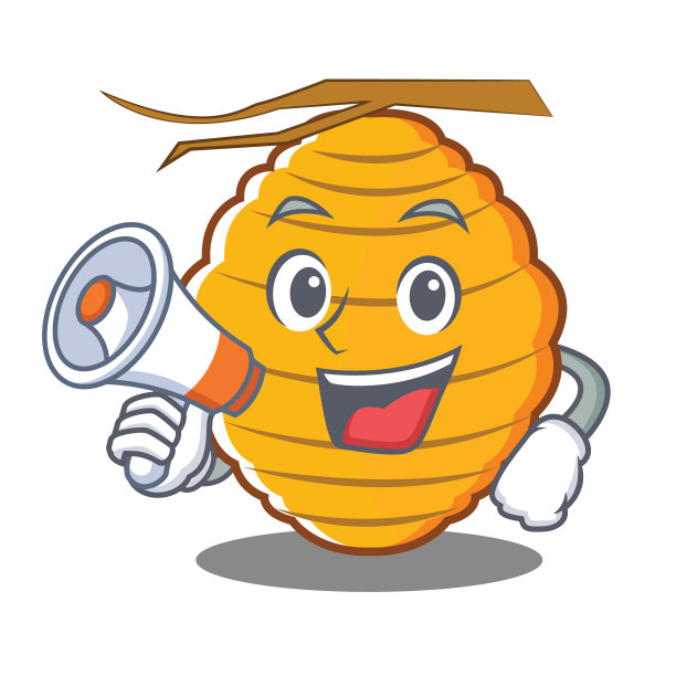 用扩音器蜂箱人物卡通图片下载