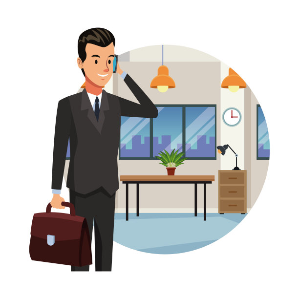 商人在办公室素材图片