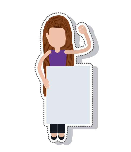 个人头像抗议孤立图标图片下载