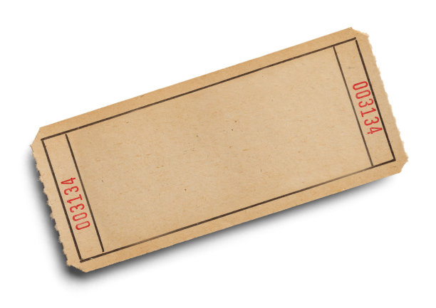 空白票素材图片