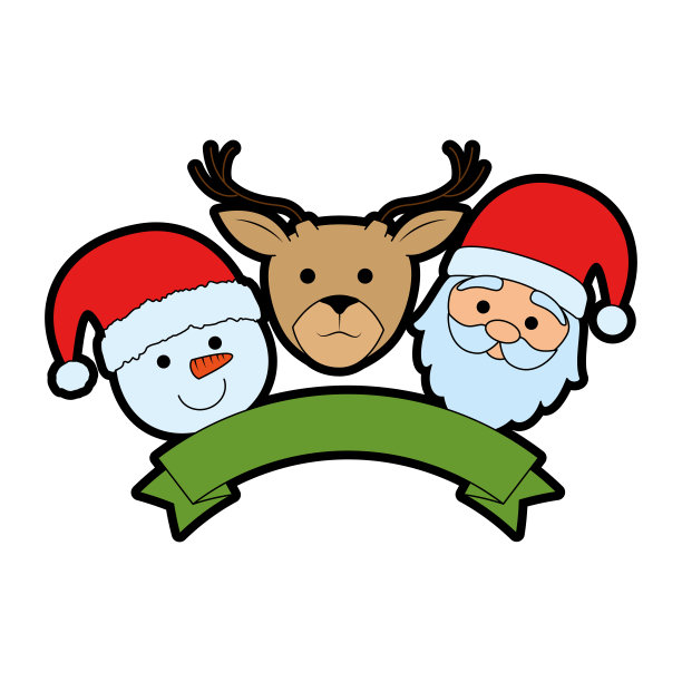 圣诞人物组图片下载