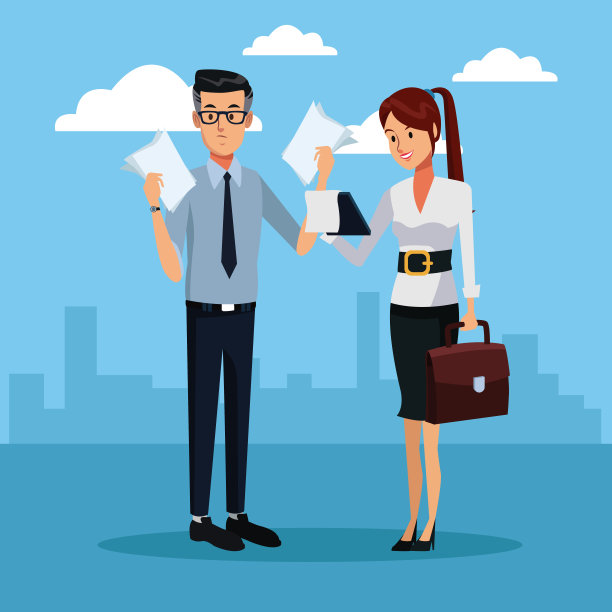 卡通之外的商业人士图片下载