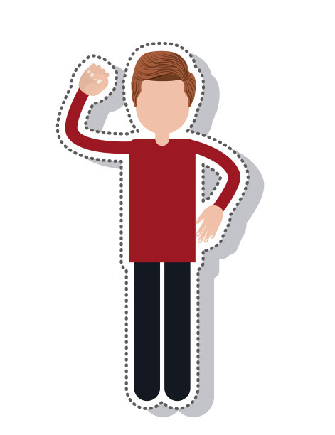 个人头像抗议孤立图标图片下载