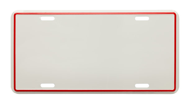 空白的车牌图片下载