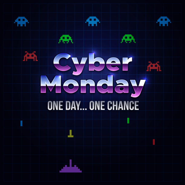 网络星期一的概念背景。图片下载