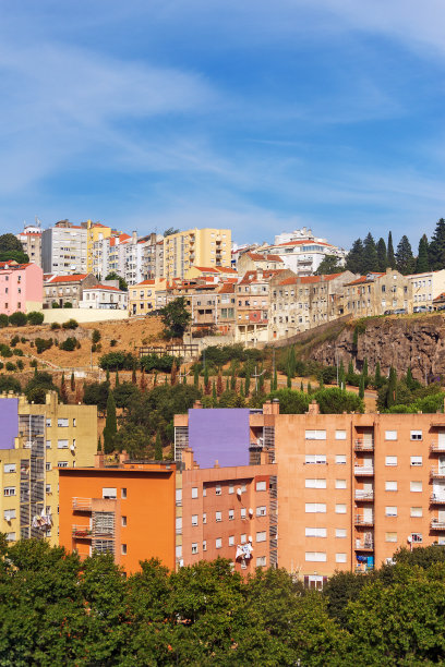位于里斯本市中心的社区。图片下载