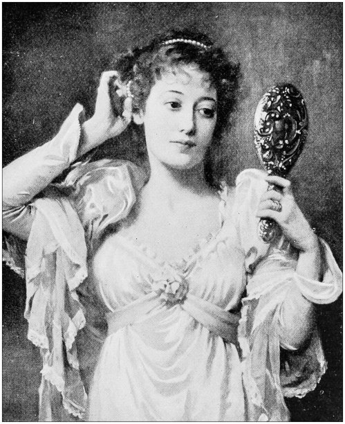 古色古香的绘画照片:女人图片下载