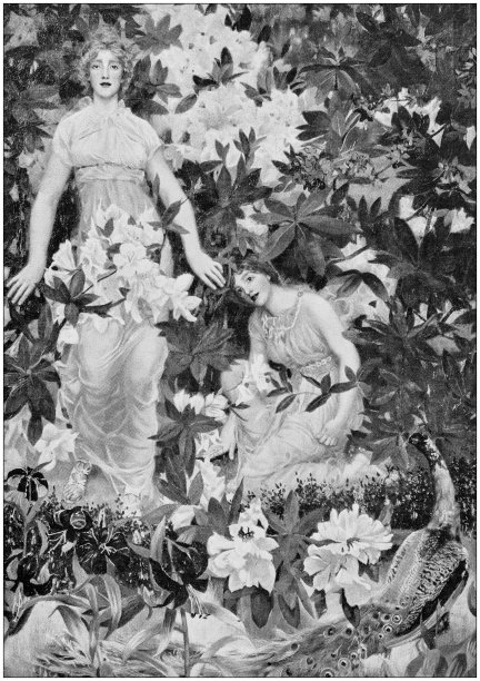 古色古香的绘画照片:女人图片下载