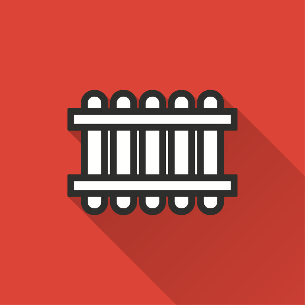 栅栏-矢量图标。图片下载