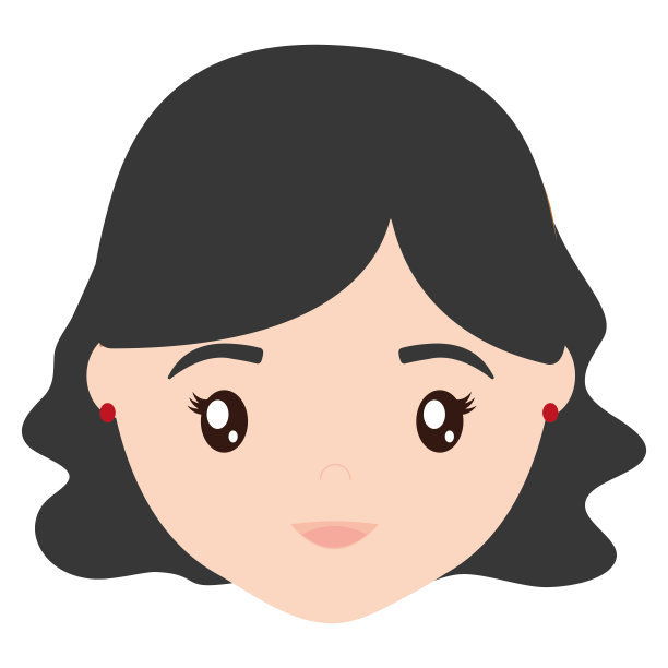 卡通女人图标图片下载